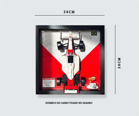 Quadro Funparts - Fórmula 1 - McLaren MP4/4 + Ayrton Senna (693 pçs)