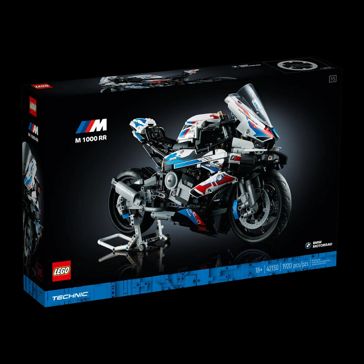 (76% OFF) BMW M 1000 RR de 45 centímetros de comprimento e 27 cm de altura (1920 peças)